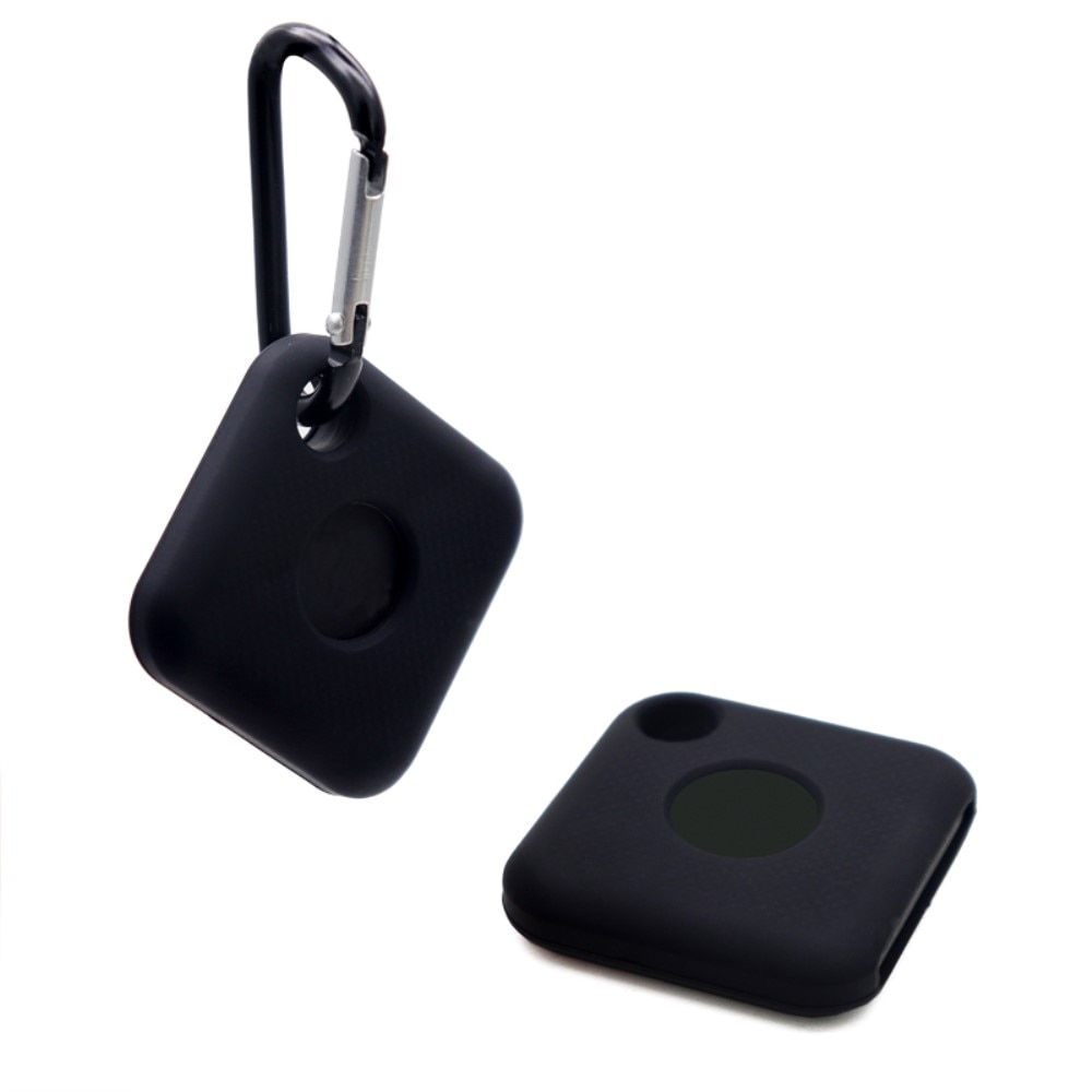 Silicone Keychain Case Tile Pro Black