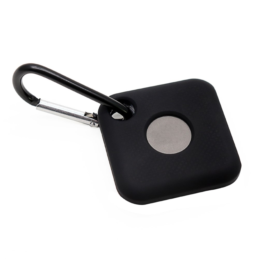 Silicone Keychain Case Tile Pro Black