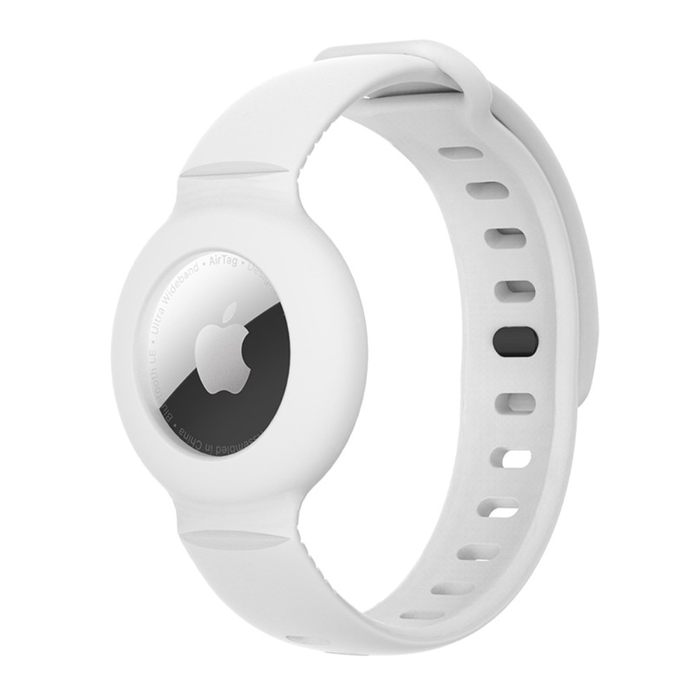 AirTag Silicone Band White