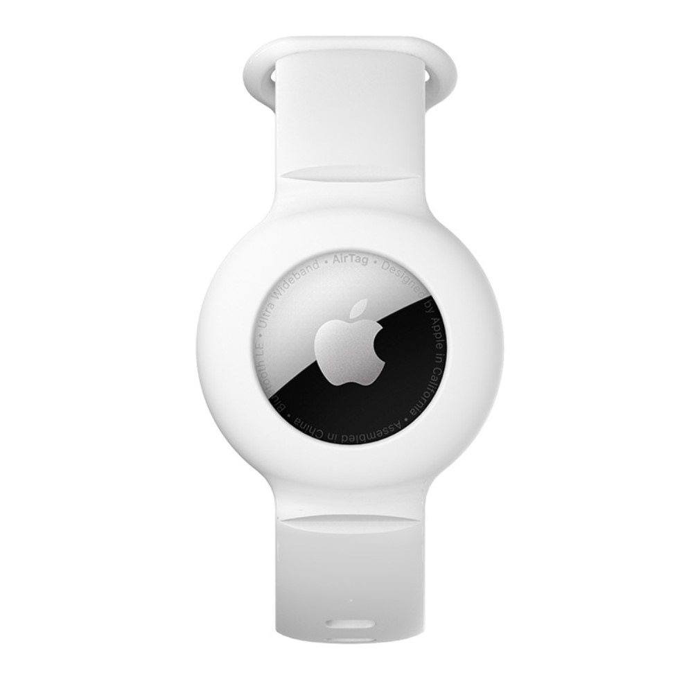 AirTag Silicone Band White