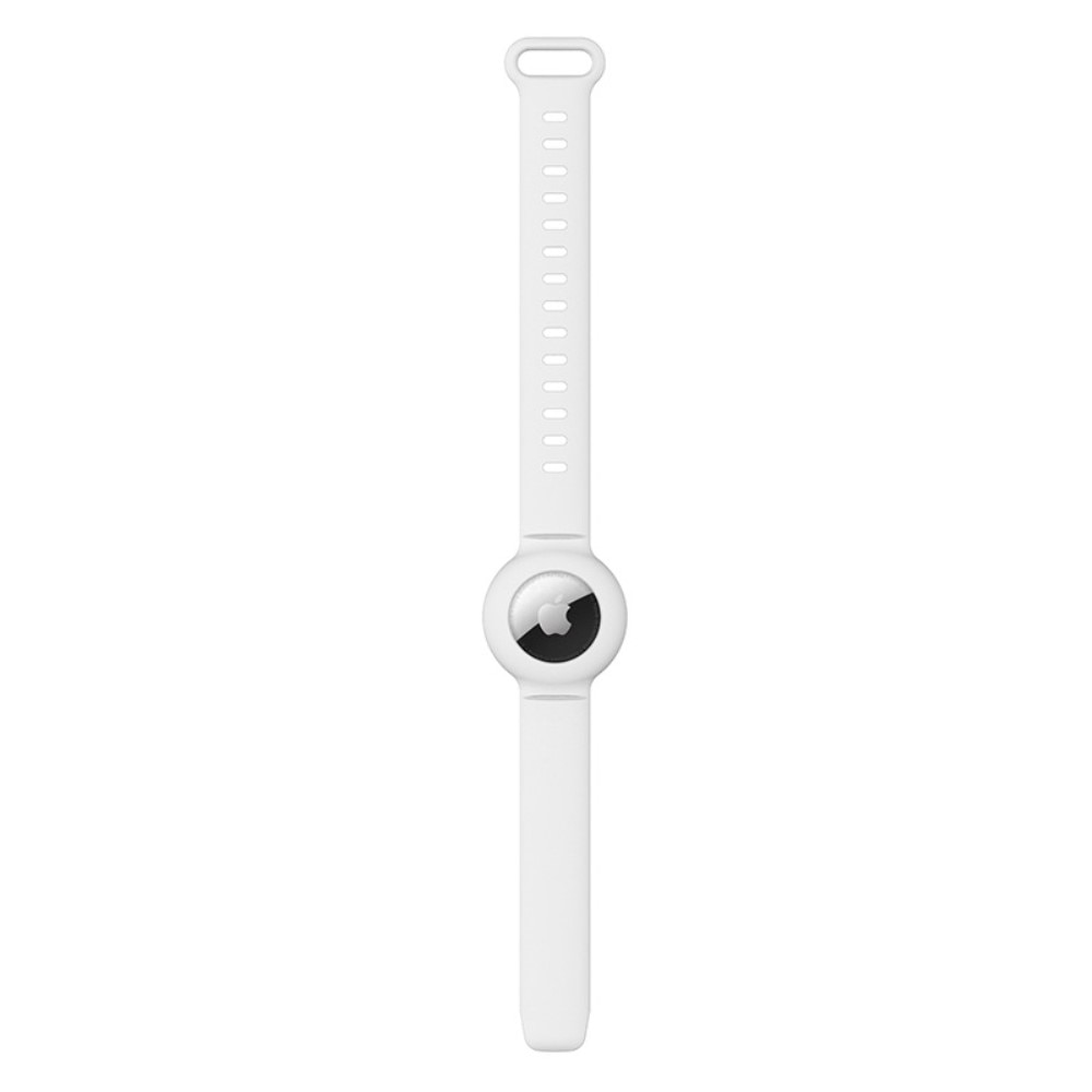 AirTag Silicone Band White