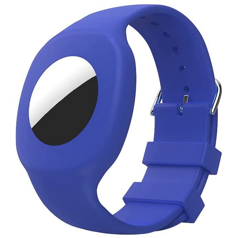 AirTag Kids Silicone Band Blue