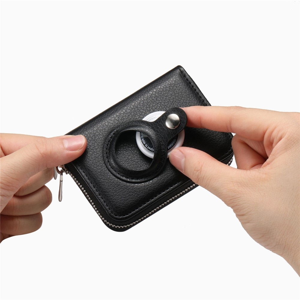 AirTag wallet w. RFID protection Black