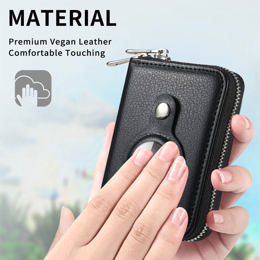 AirTag wallet w. RFID protection Black