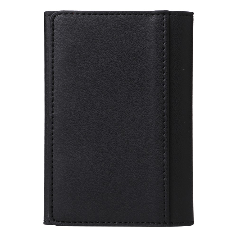 MagSafe Leather Wallet w. Kickstand Black