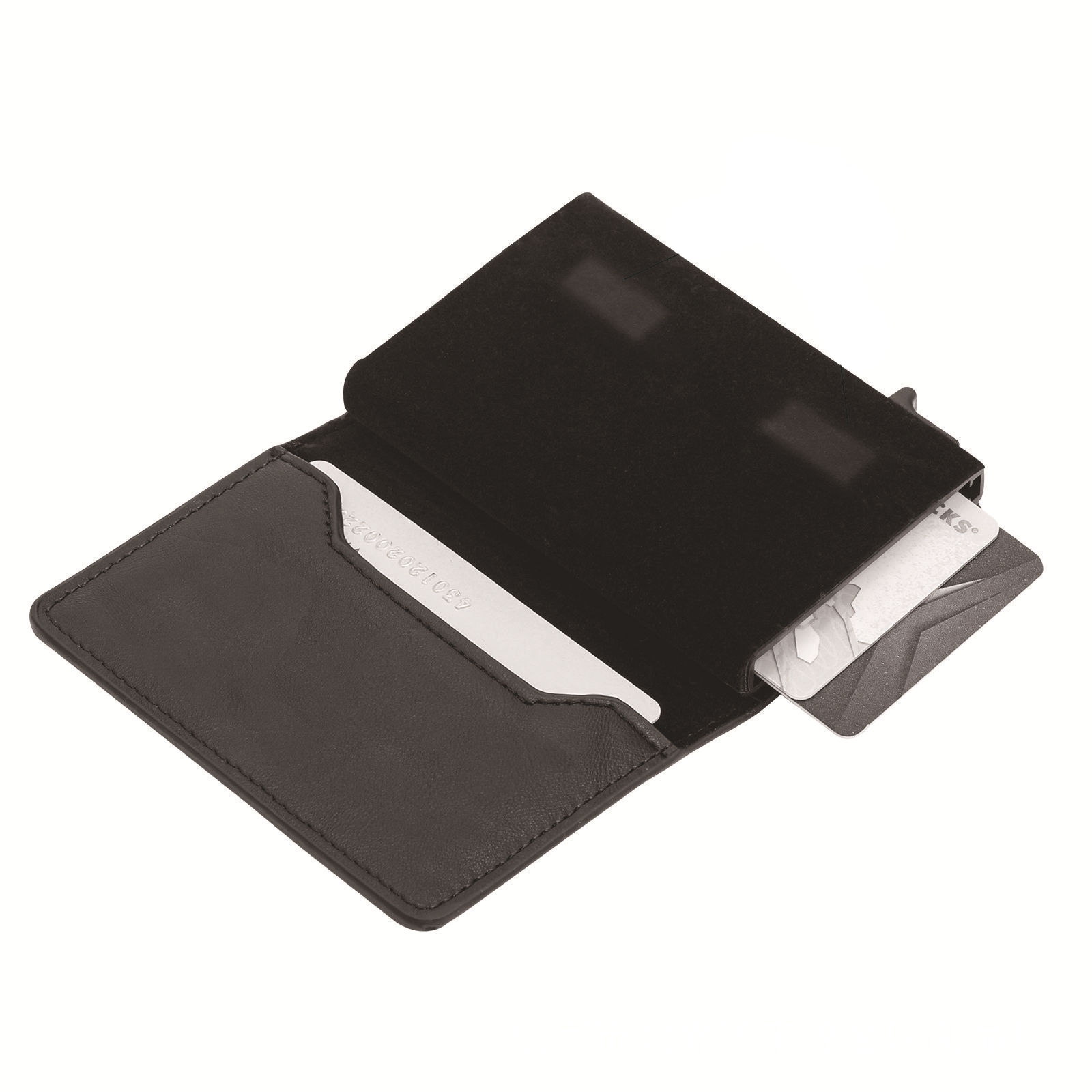 AirTag Leather Cardholder Black