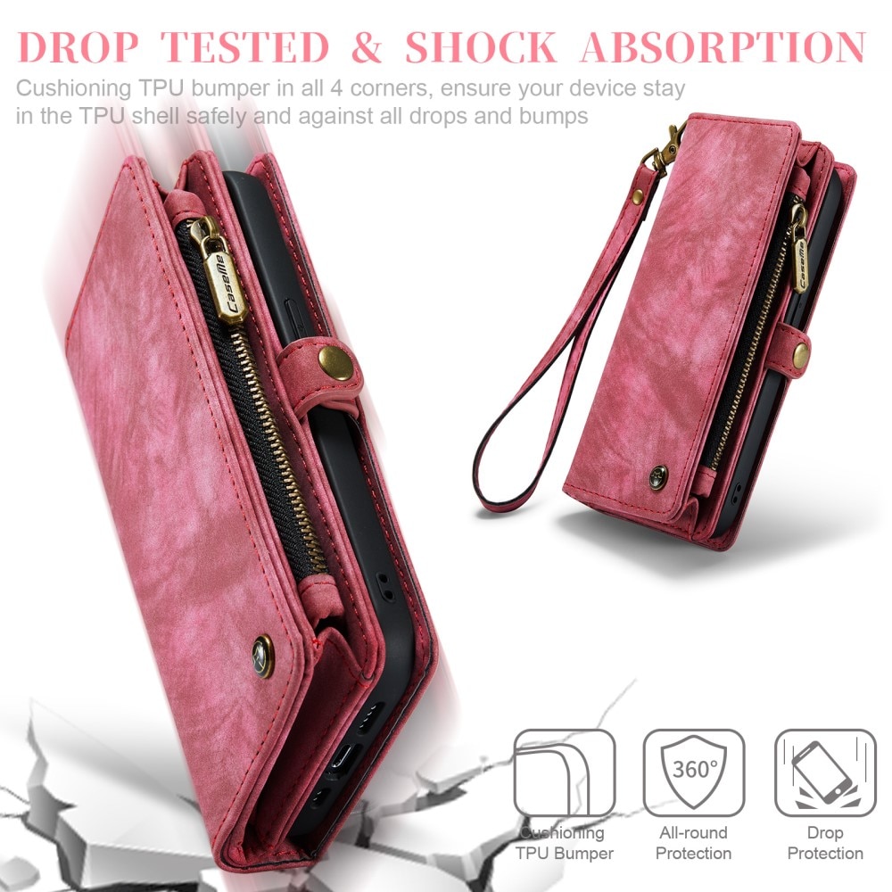 iPhone Xr Multi-slot Wallet Case Red