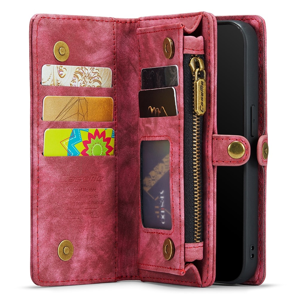 iPhone Xr Multi-slot Wallet Case Red