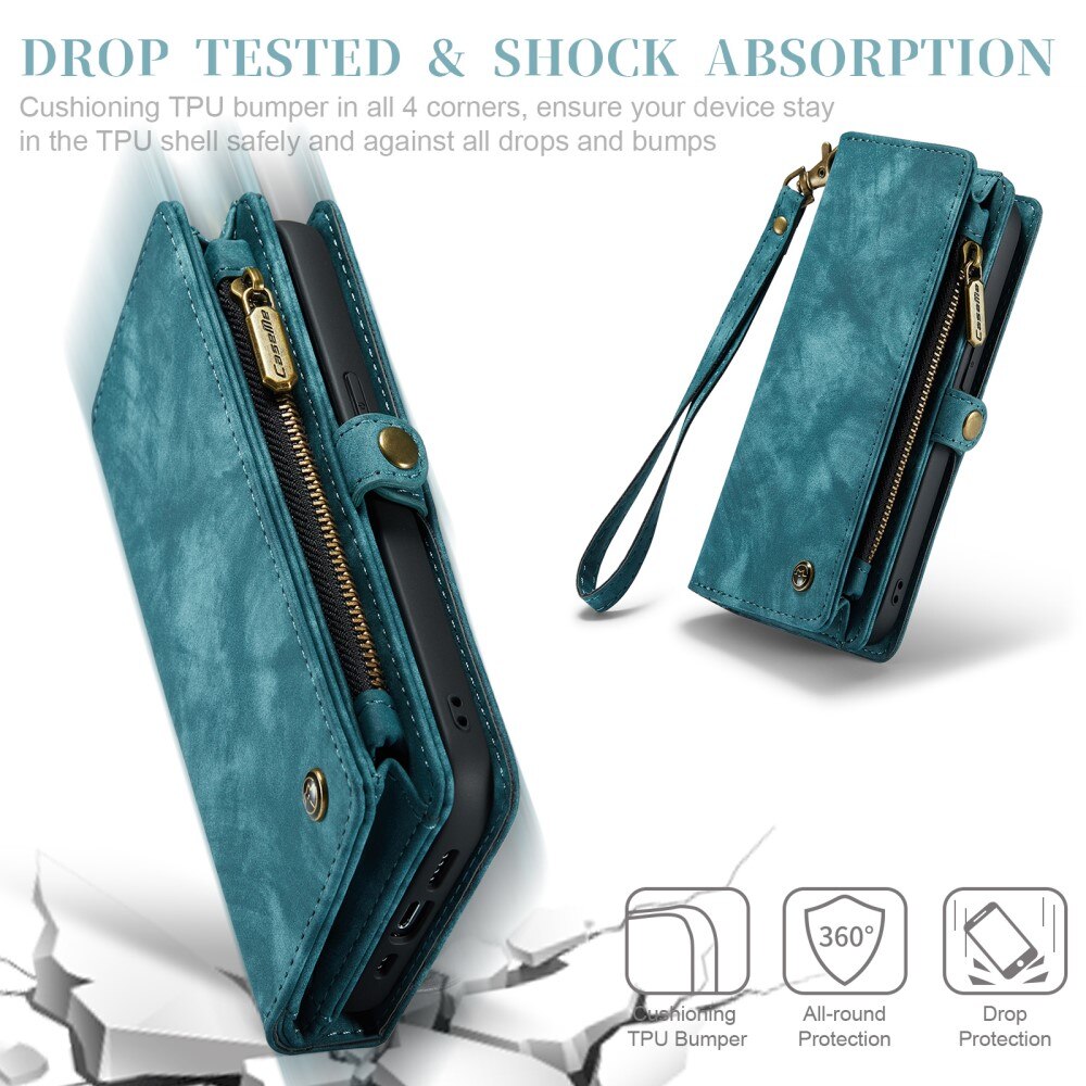 iPhone Xr Multi-slot Wallet Case Blue