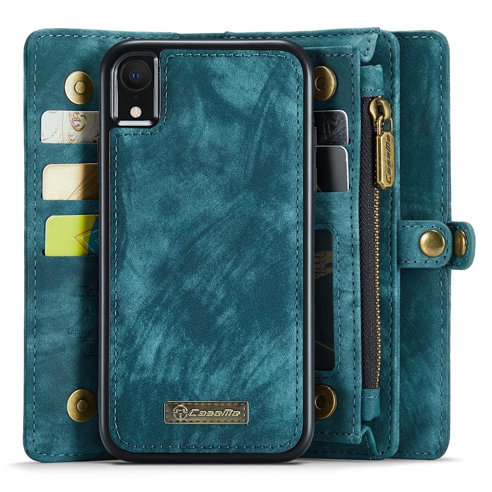 iPhone Xr Multi-slot Wallet Case Blue