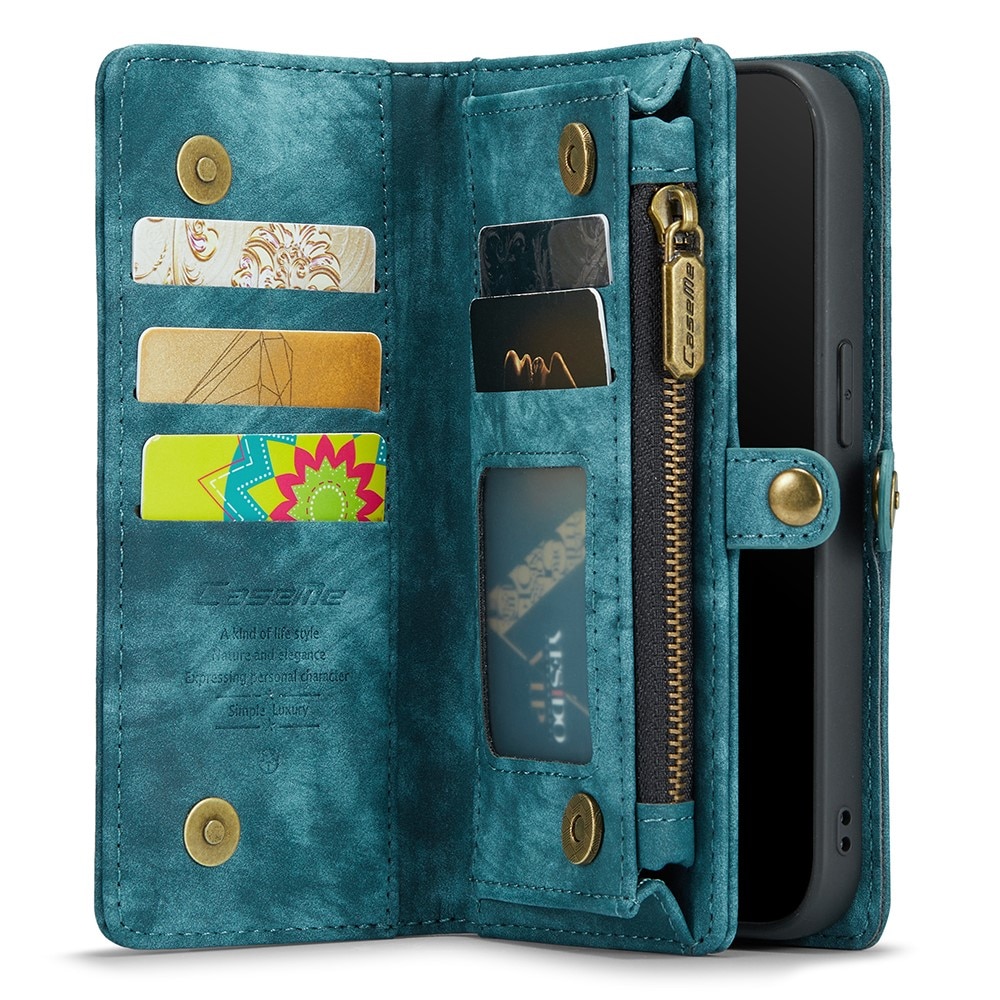 iPhone Xr Multi-slot Wallet Case Blue