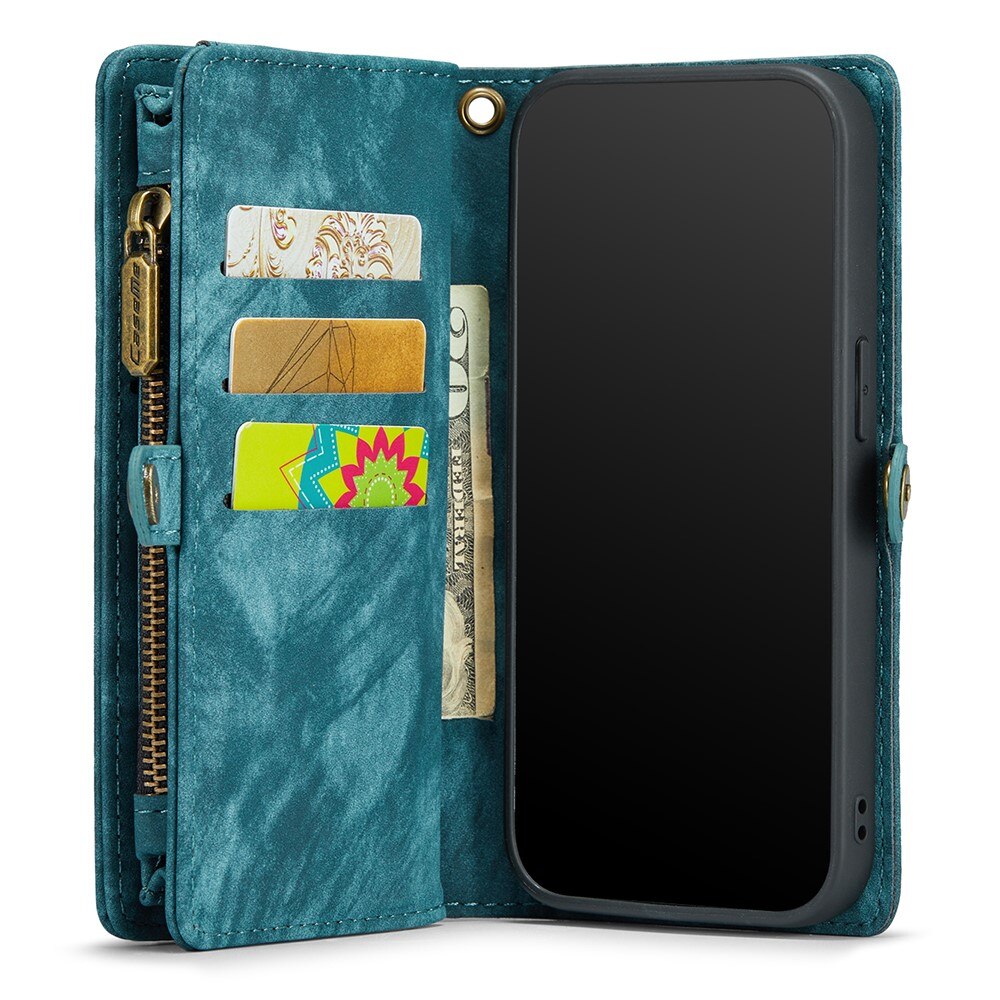 iPhone Xr Multi-slot Wallet Case Blue