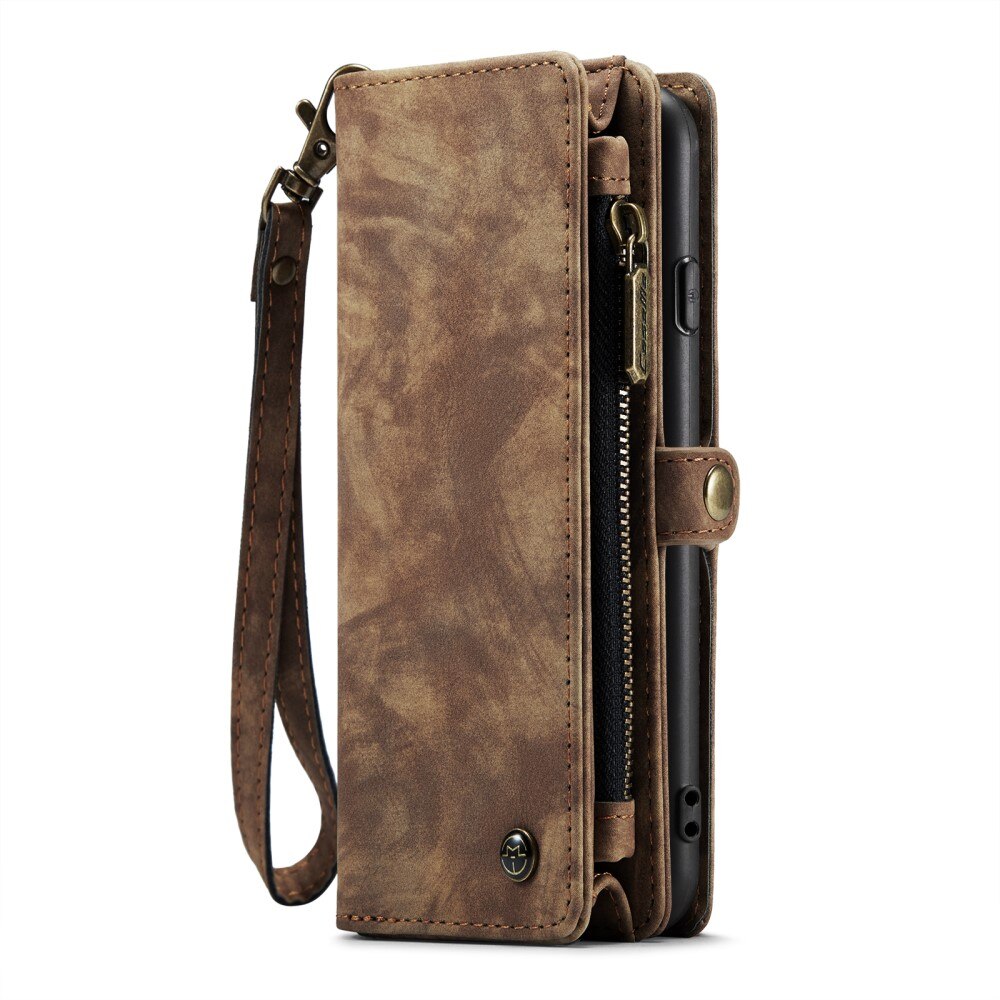 iPhone Xr Multi-slot Wallet Case Brown