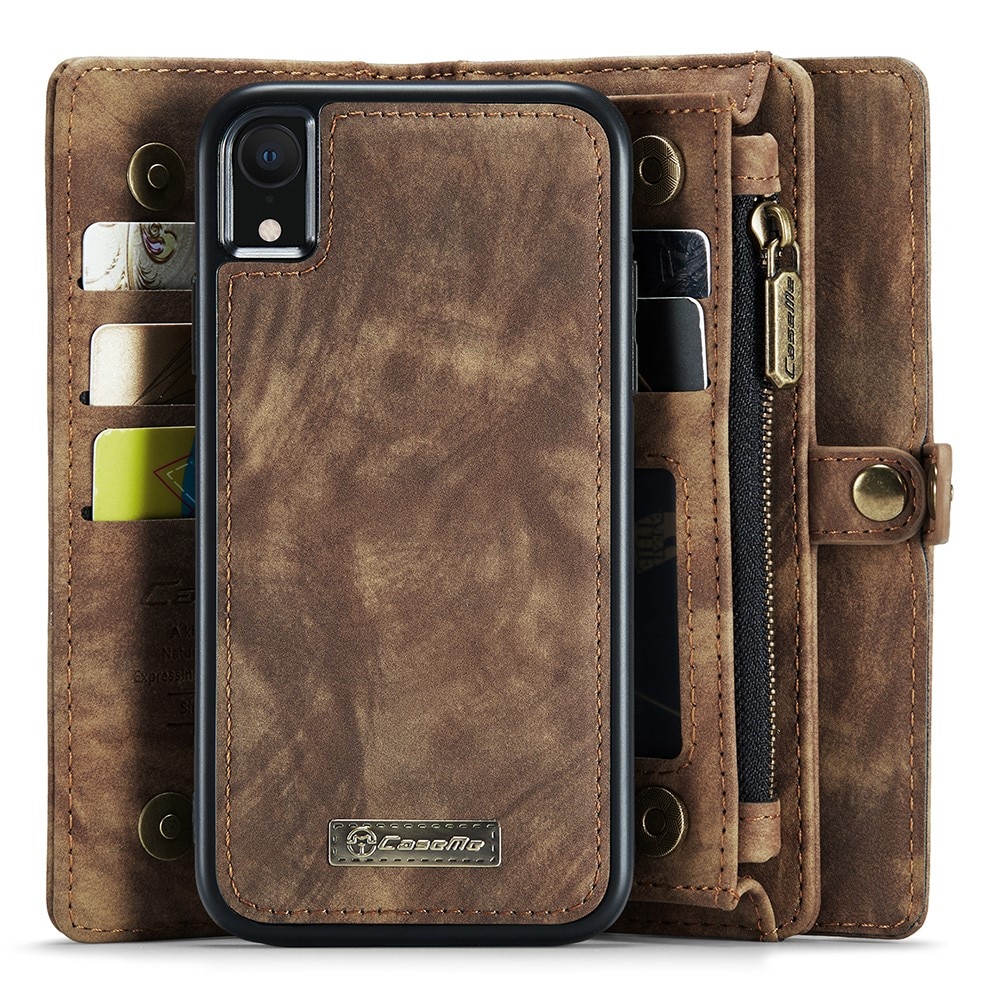 iPhone Xr Multi-slot Wallet Case Brown