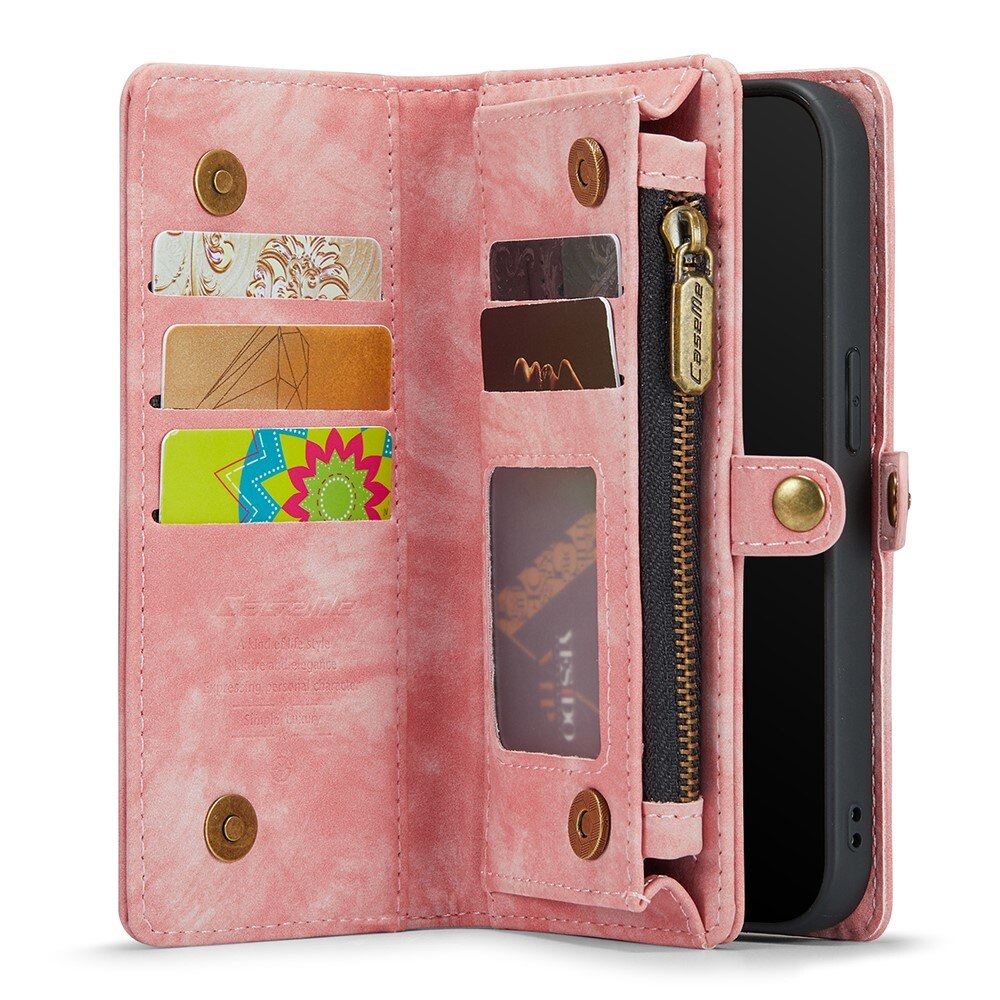 iPhone Xr Multi-slot Wallet Case Pink