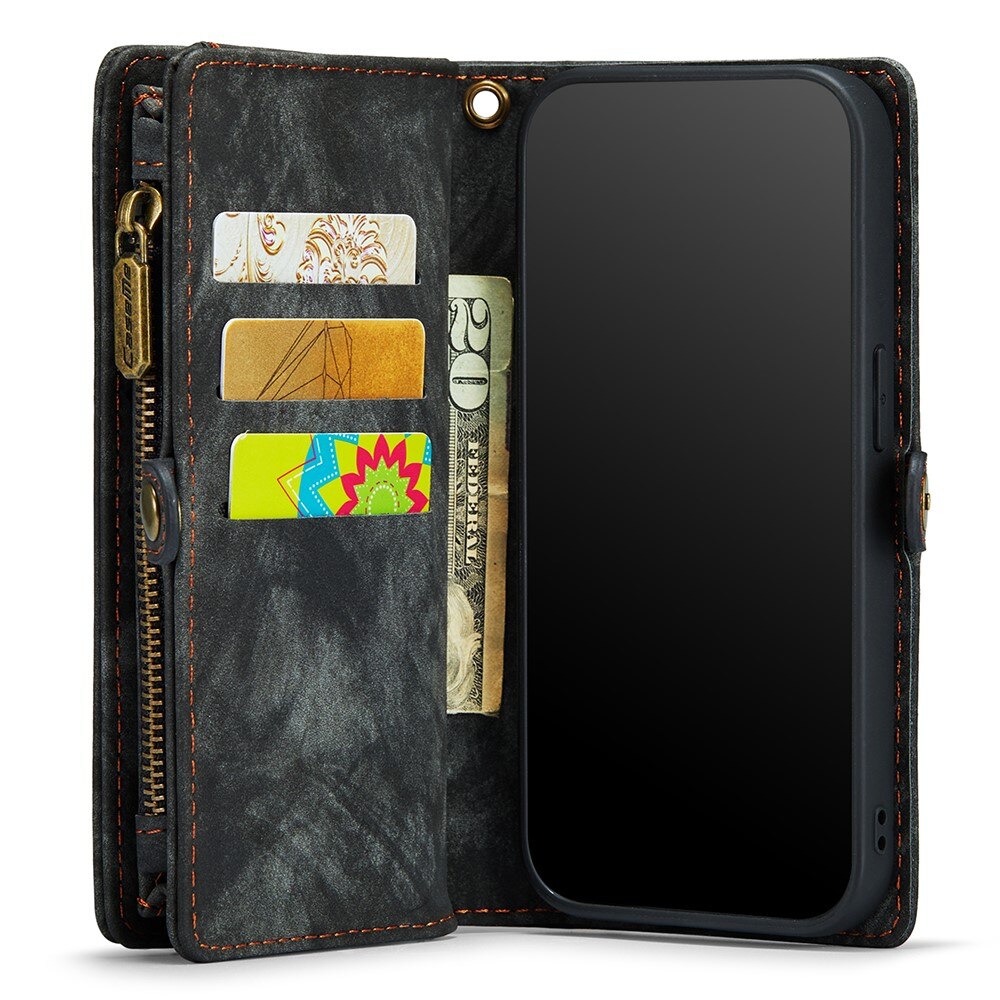 iPhone Xs Max Multi-slot Wallet Case Grey