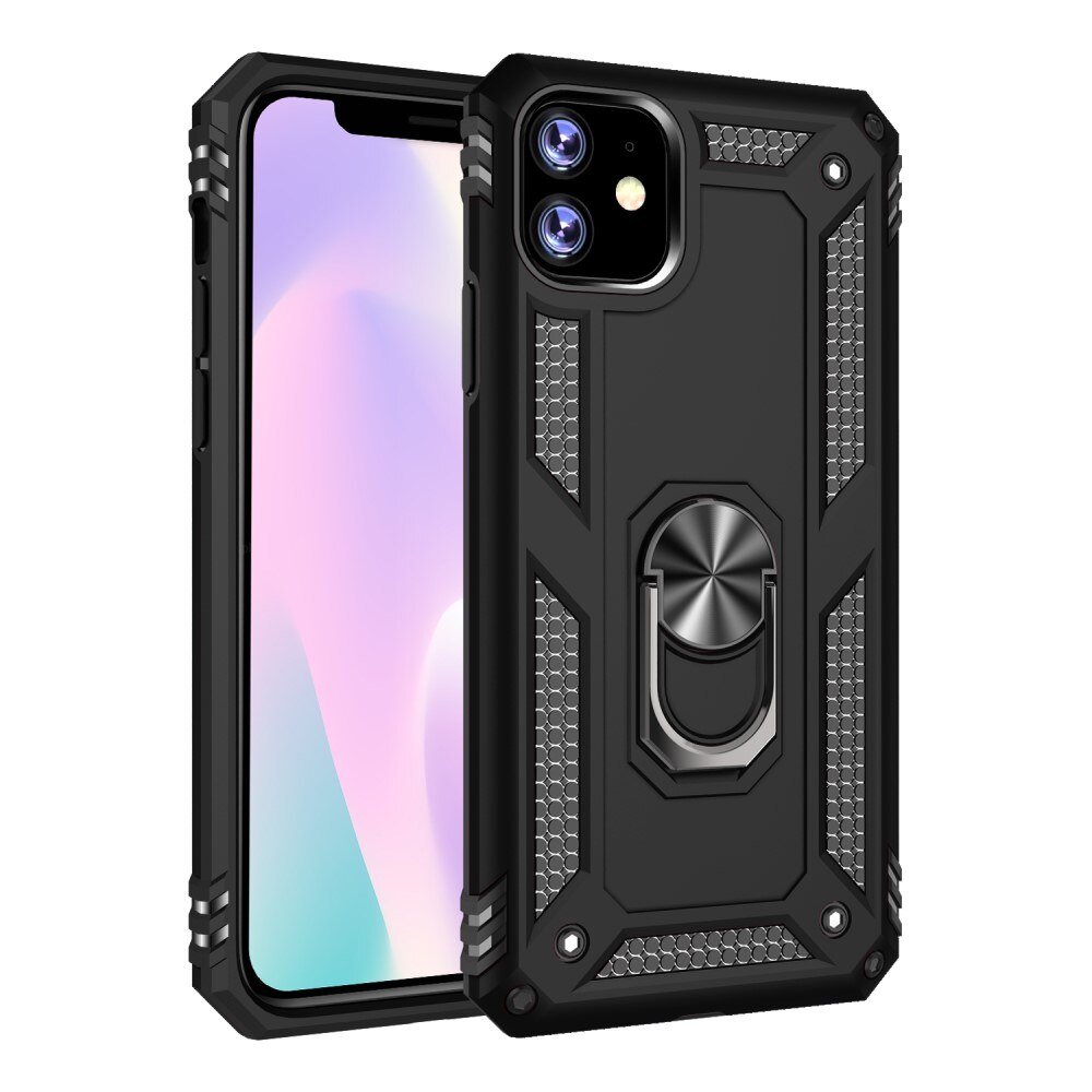 iPhone 11 Pro Hybrid Case Tech Ring Black