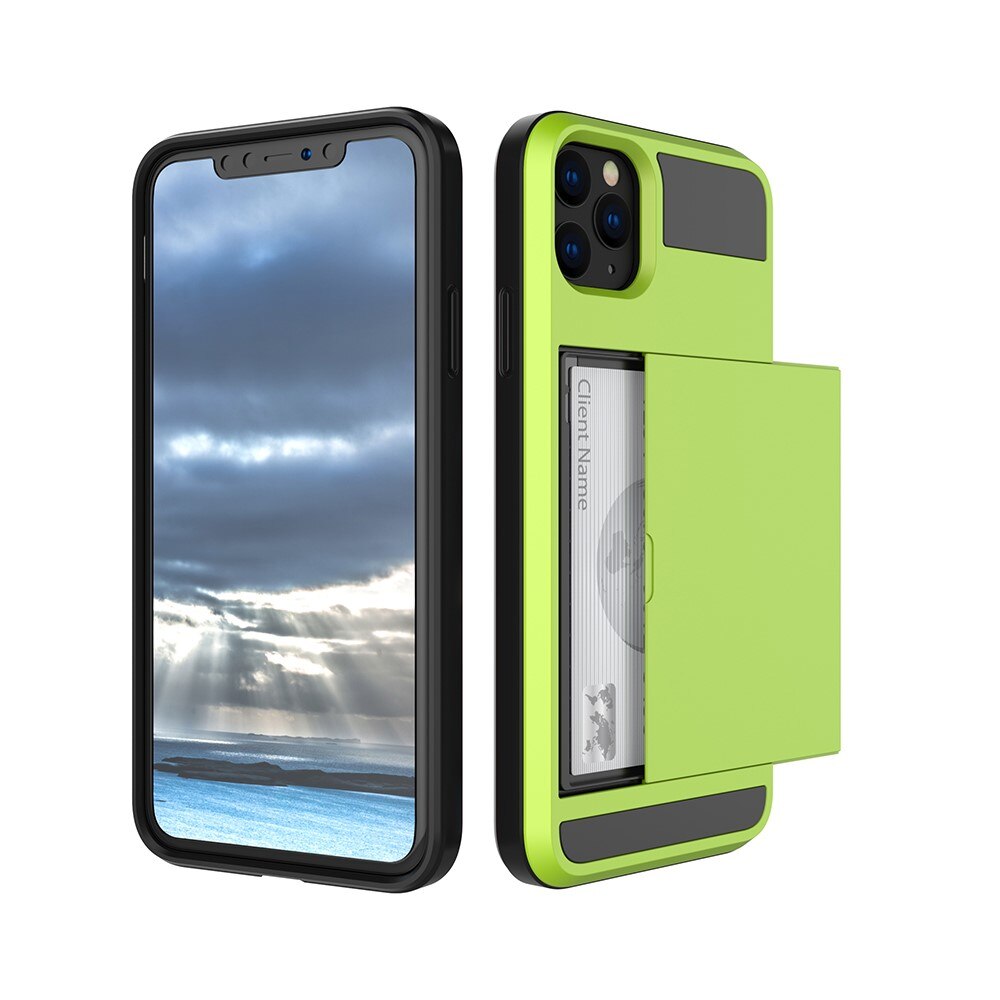 iPhone 11 Card Slot Case Light Green