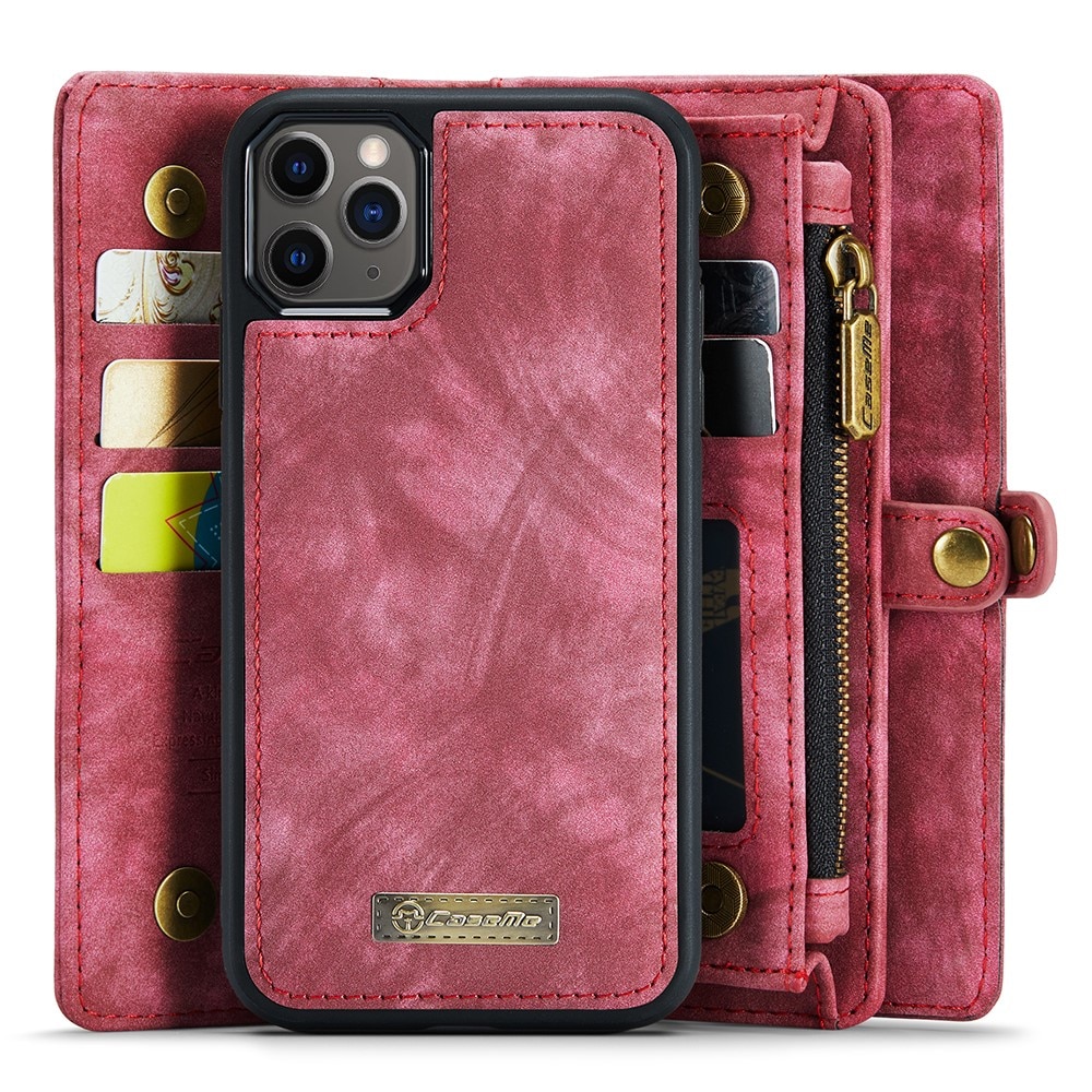 iPhone 11 Pro Max Multi-slot Wallet Case Red