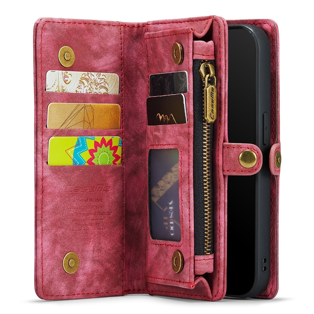 iPhone 11 Pro Max Multi-slot Wallet Case Red