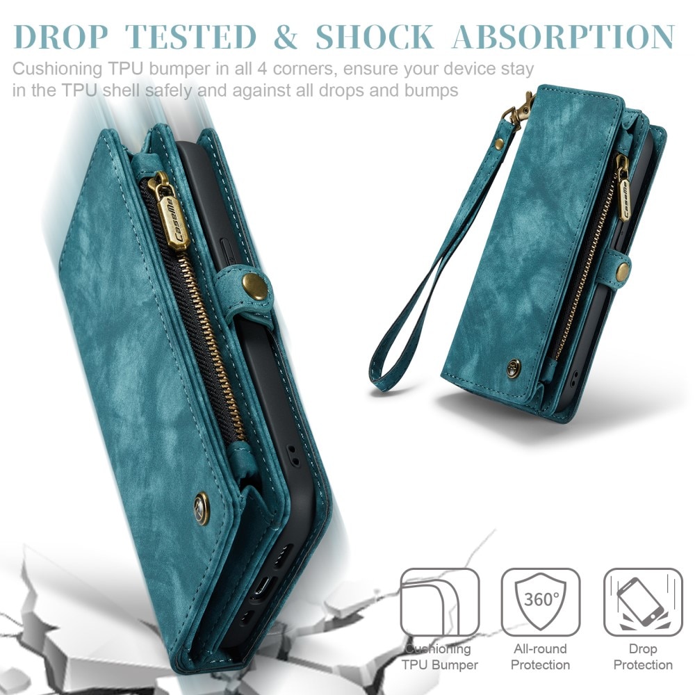 Apple iPhone 11 Pro Max Multi-slot Wallet Case Blue