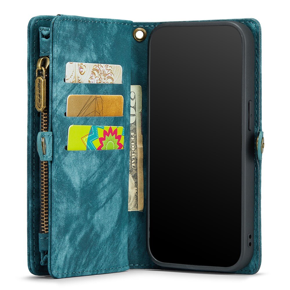 iPhone 11 Pro Max Multi-slot Wallet Case Blue