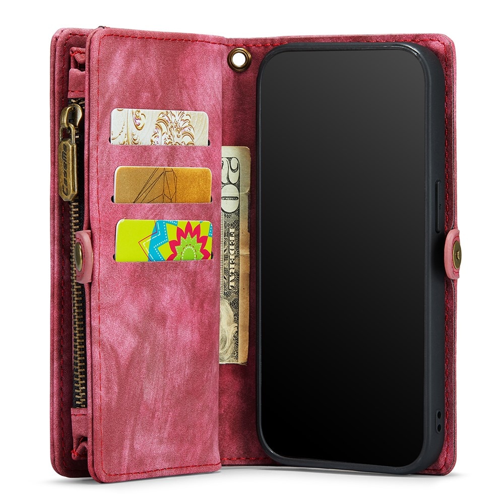 iPhone 11 Multi-slot Wallet Case Red