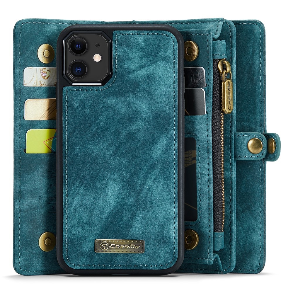 iPhone 11 Multi-slot Wallet Case Blue