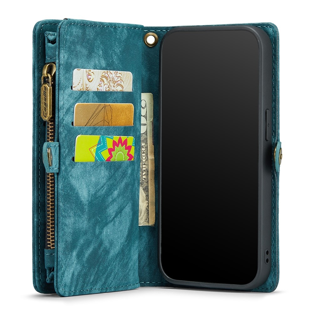 iPhone 11 Multi-slot Wallet Case Blue
