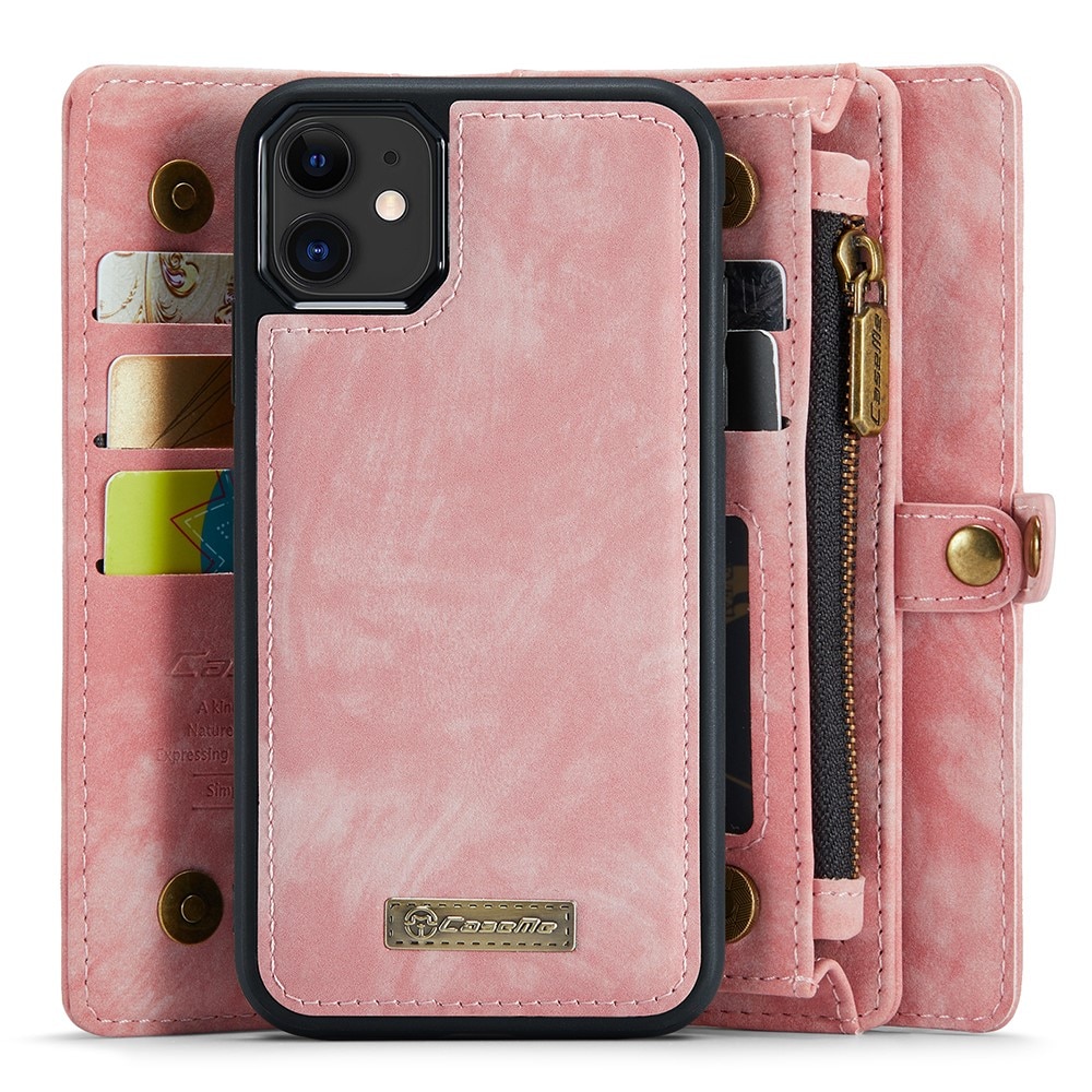 iPhone 11 Multi-slot Wallet Case Pink