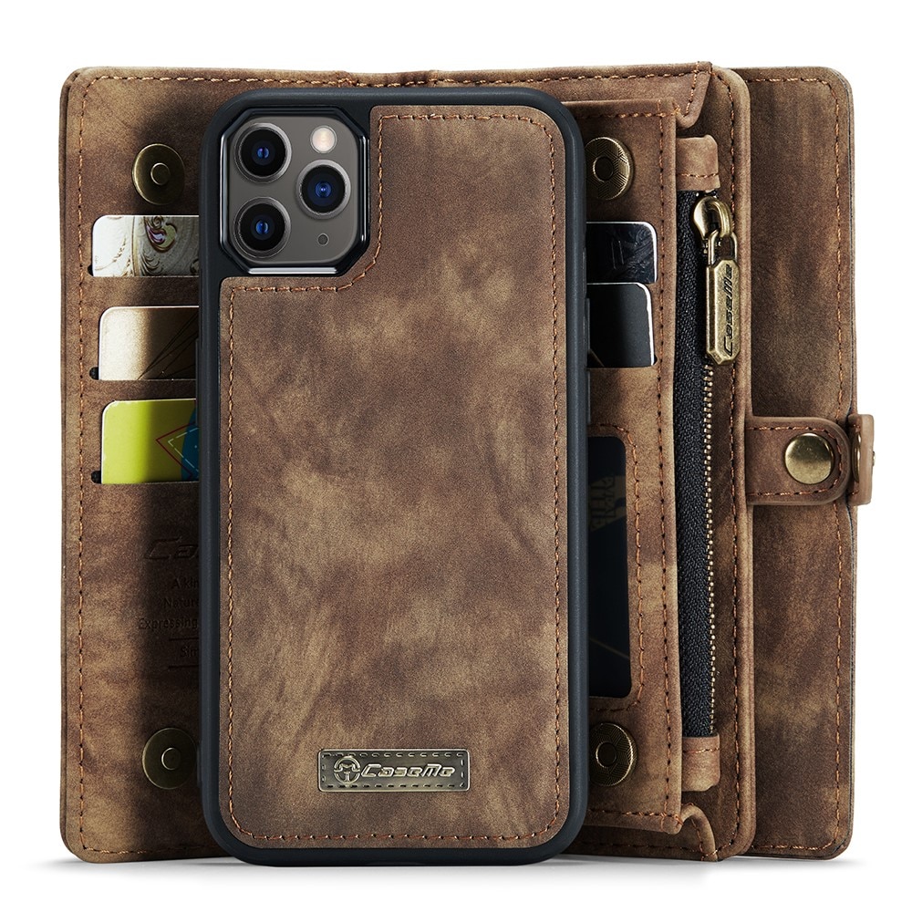 iPhone 11 Pro Multi-slot Wallet Case Brown