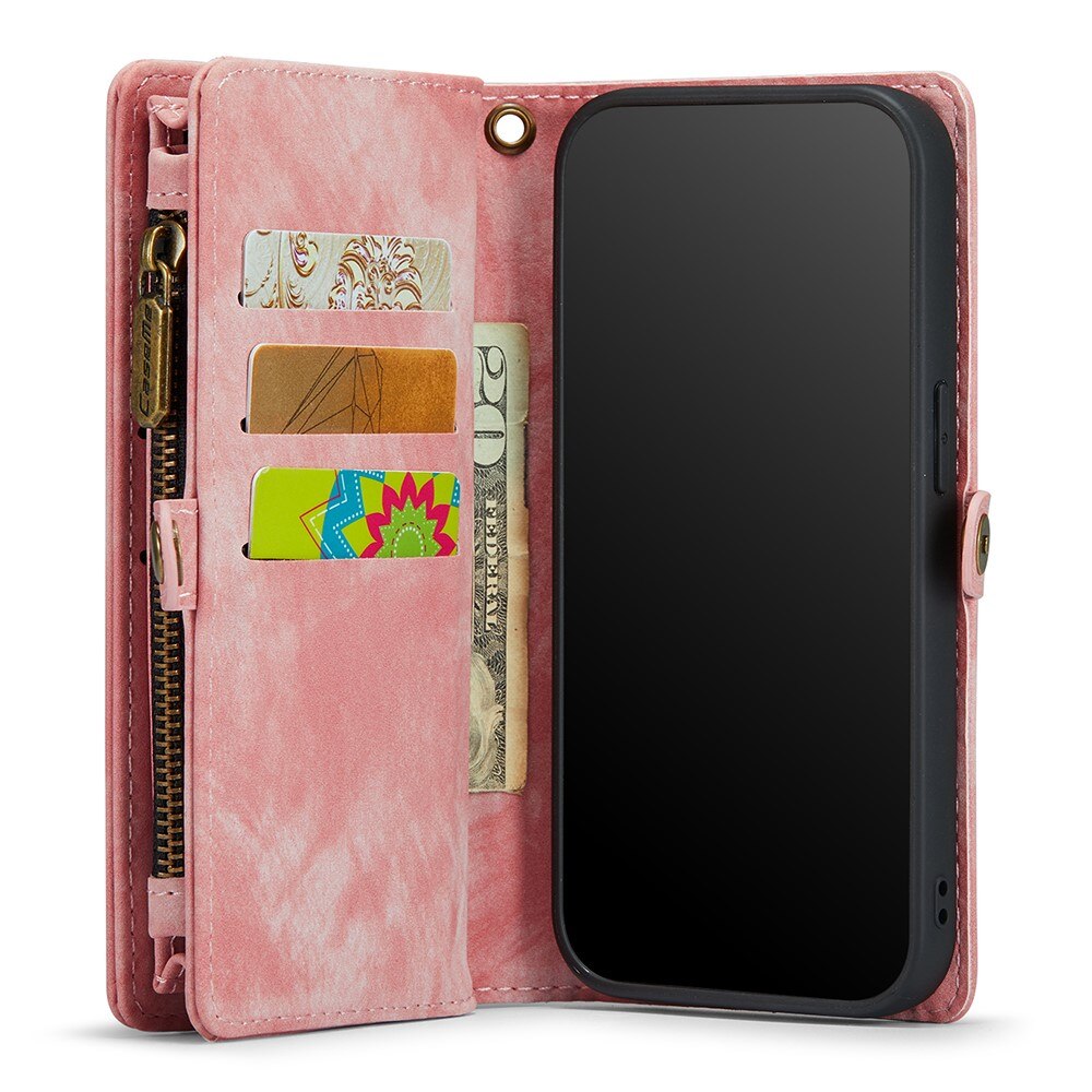 iPhone 11 Pro Multi-slot Wallet Case Pink