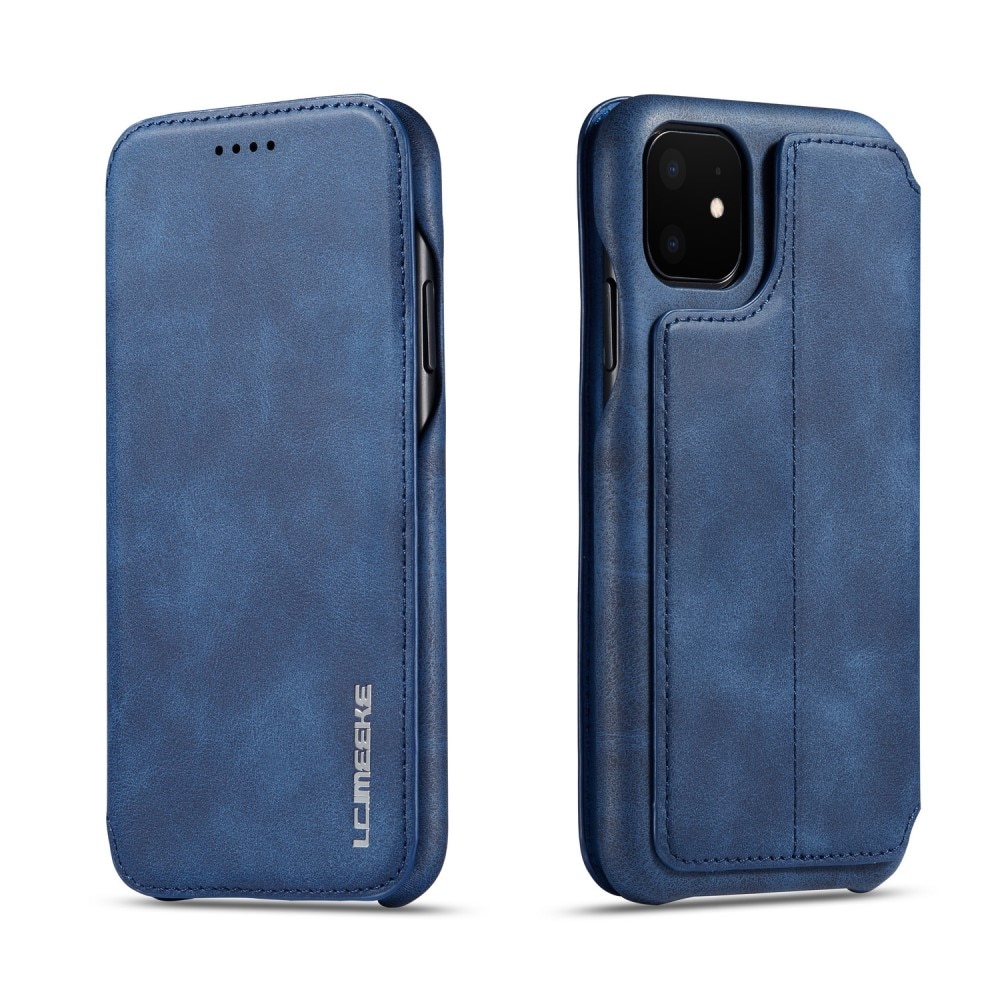 iPhone 11 Slim Wallet Case Blue