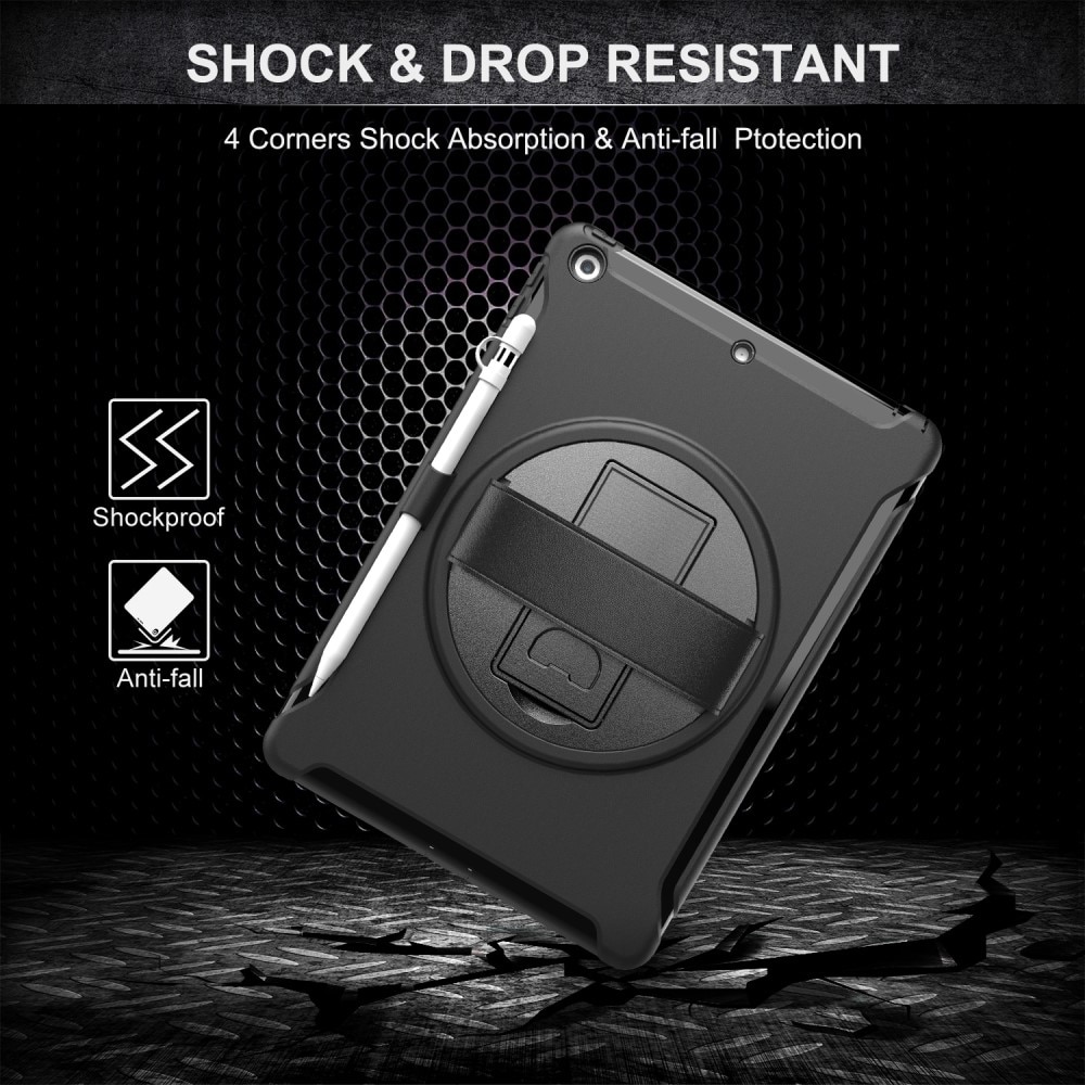 iPad 10.2 9th Gen (2021) Shockproof Hybrid Case Black