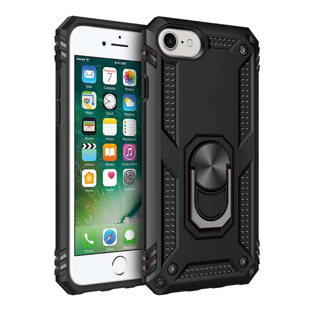 iPhone SE (2022) Hybrid Case Tech Ring Black