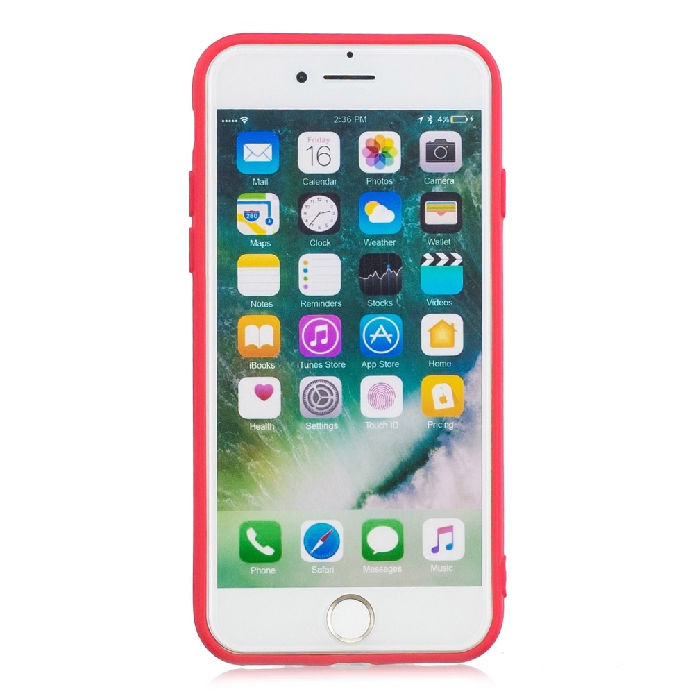 iPhone SE (2020) TPU Case Red