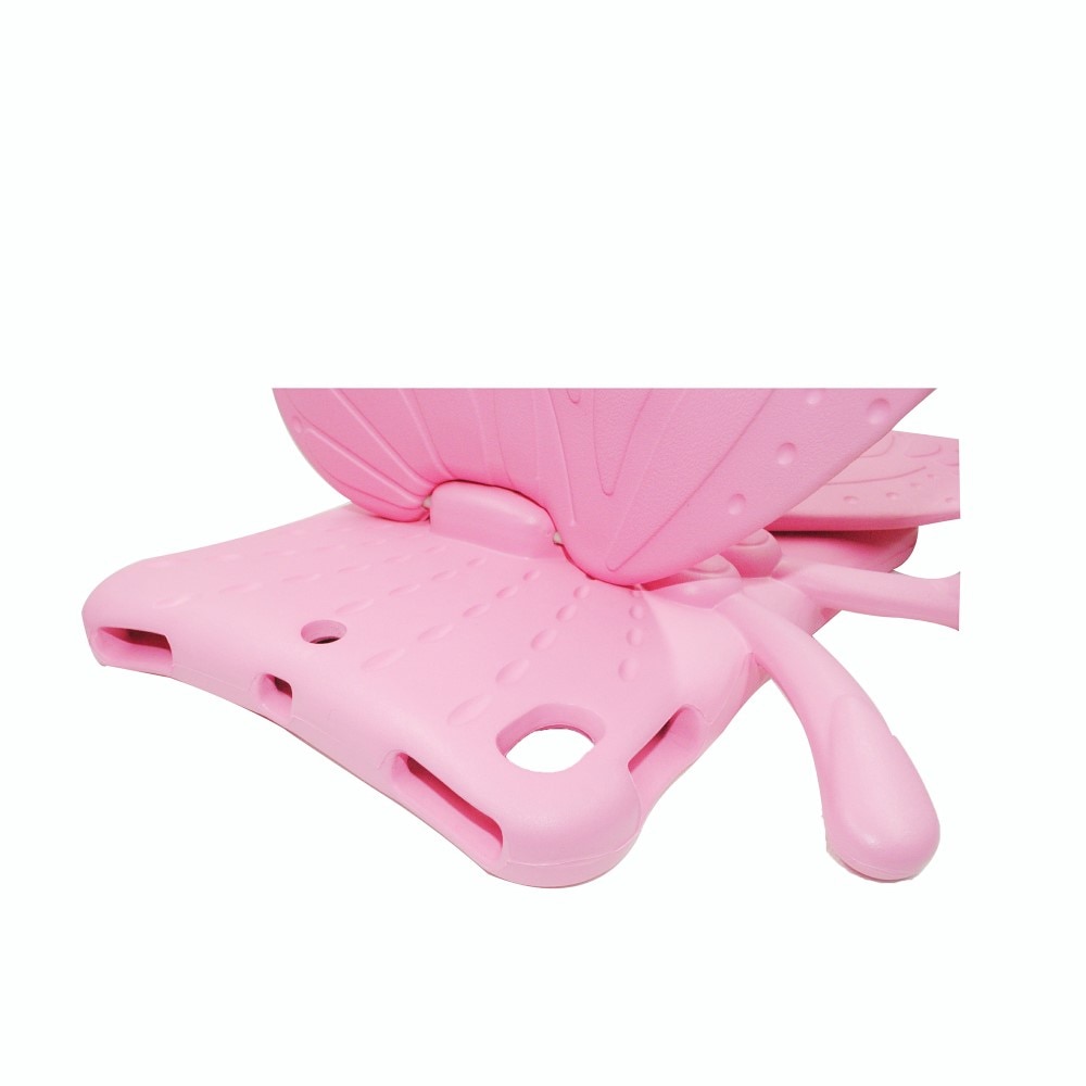 iPad 10.2 7th Gen (2019) Cover with Butterfly Design Pink