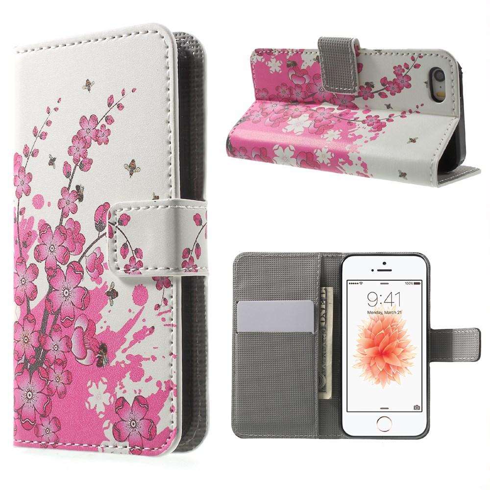 iPhone 5/5S/SE Wallet Case Cherry blossom