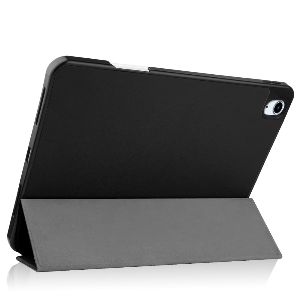 iPad Air 10.9 5th Gen (2022) Tri-Fold Cover w. Pen-holder Black