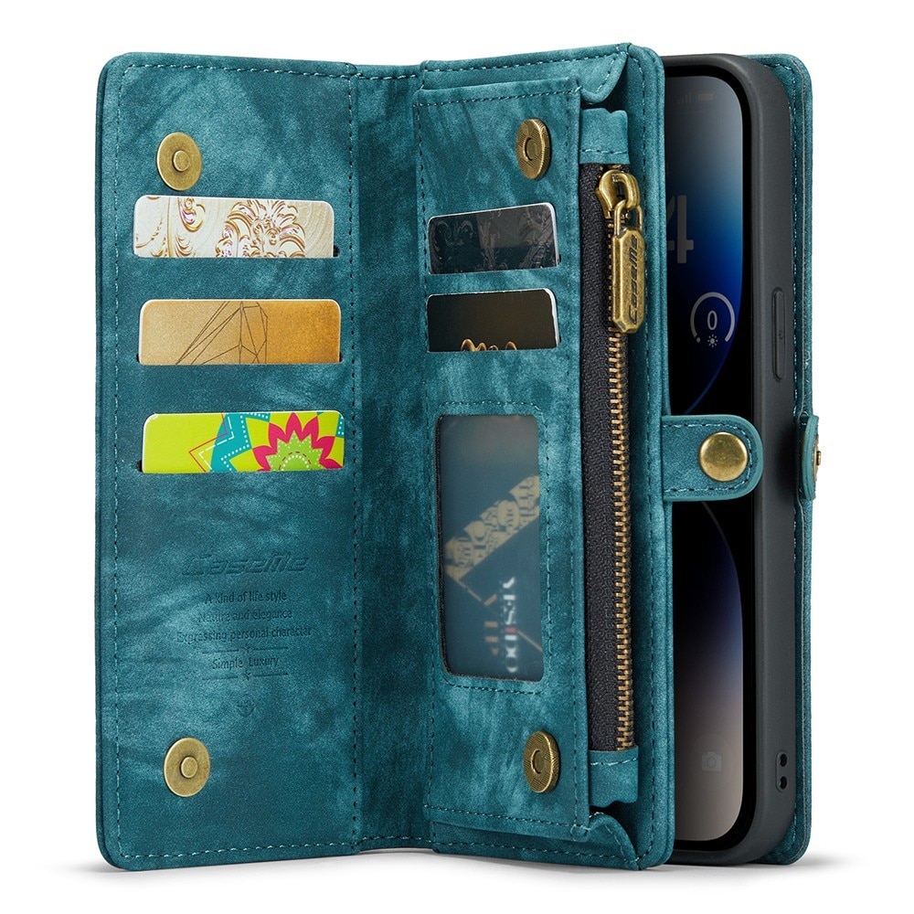 iPhone 12 Pro Max Multi-slot Wallet Case Blue