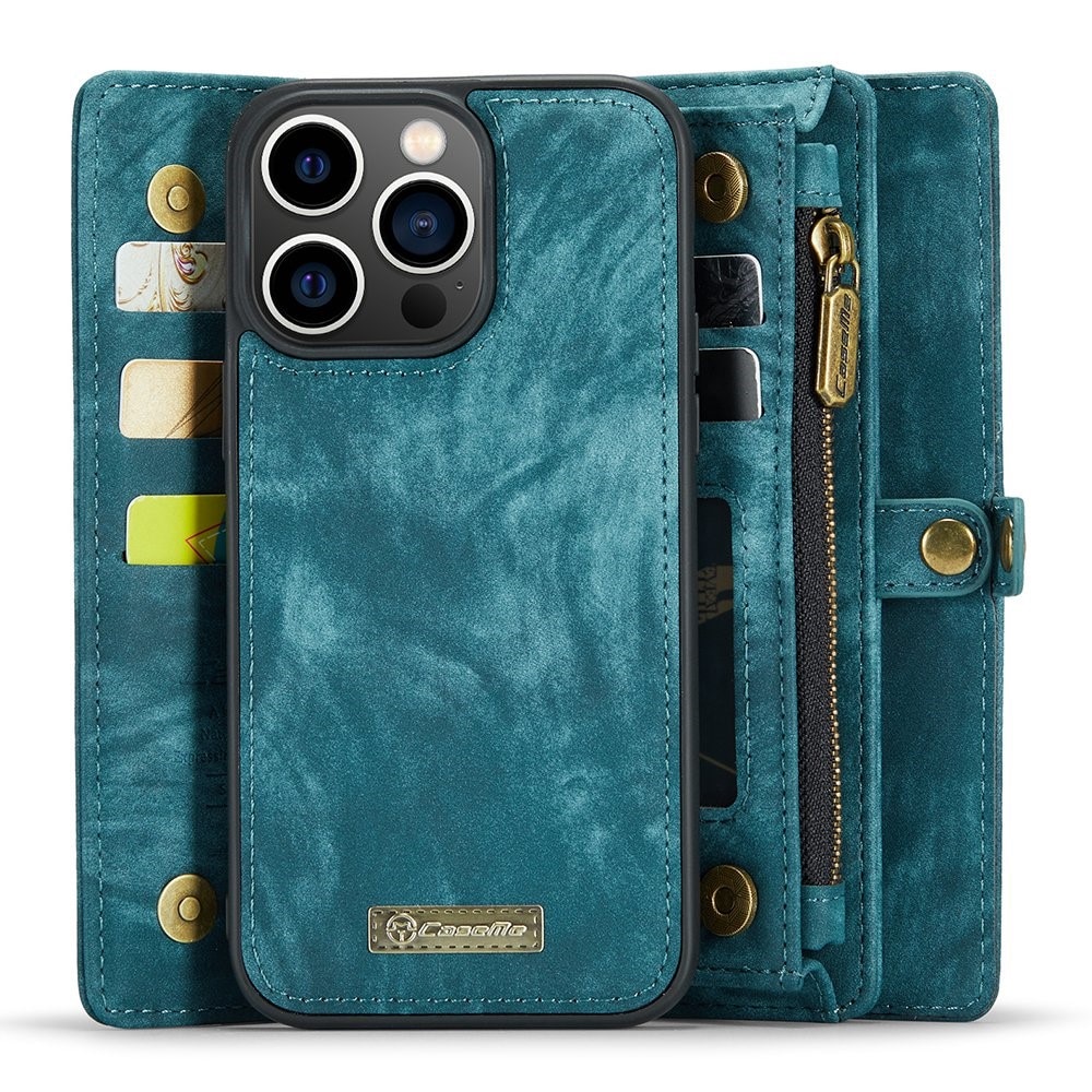 iPhone 12 Pro Max Multi-slot Wallet Case Blue