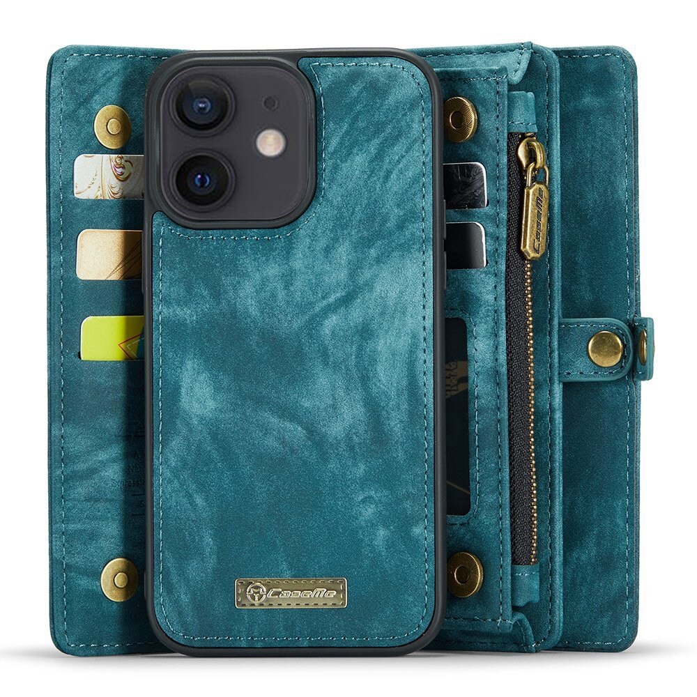 iPhone 12/12 Pro Multi-slot Wallet Case Blue