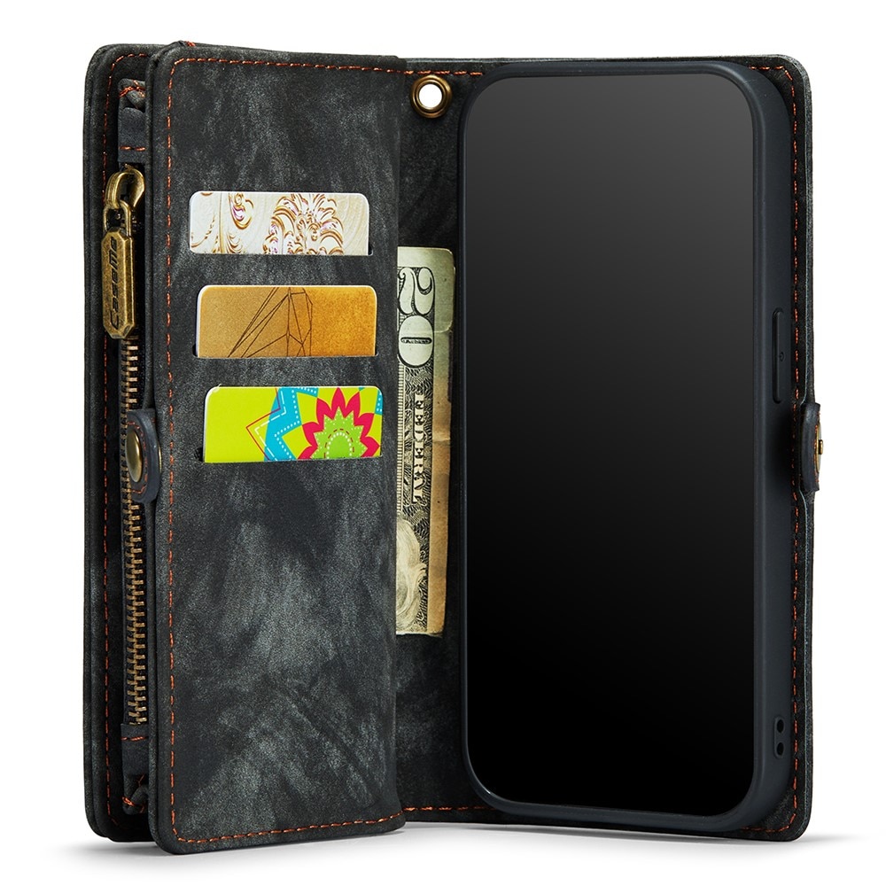 iPhone 12 Mini Multi-slot Wallet Case Grey
