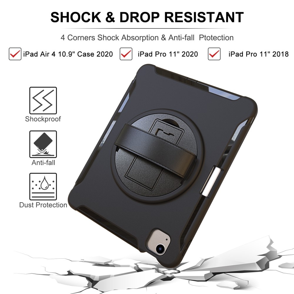 iPad Air 10.9 4th Gen (2020) Shockproof Hybrid Case Black