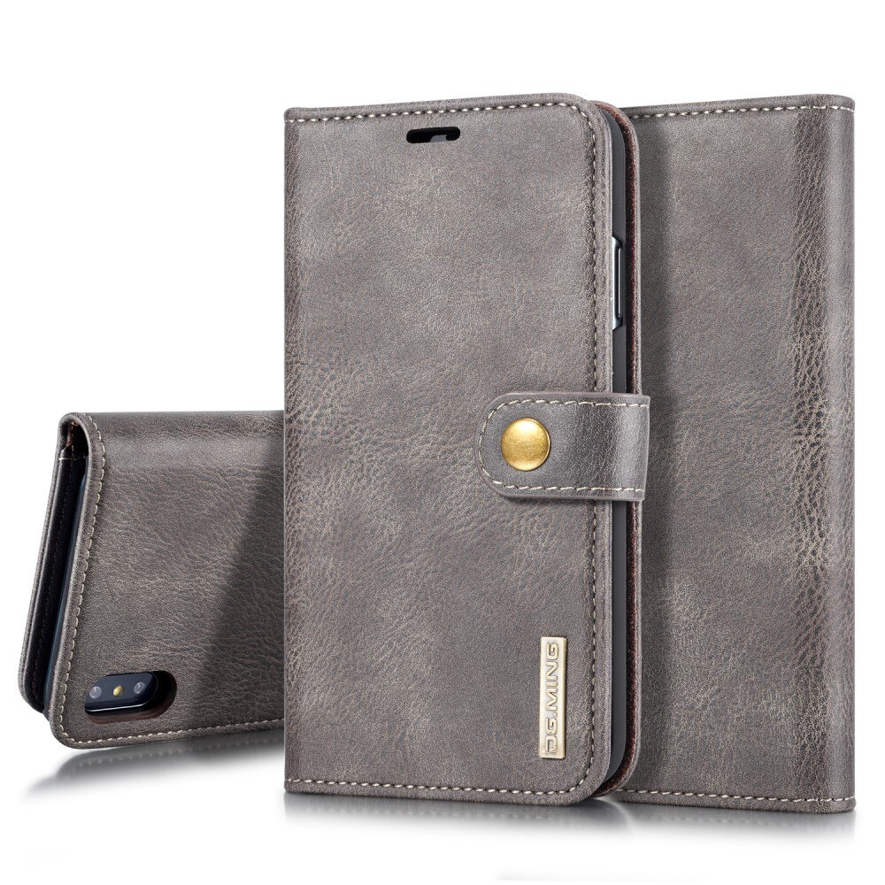 iPhone Xs Max Magnet Wallet Brown