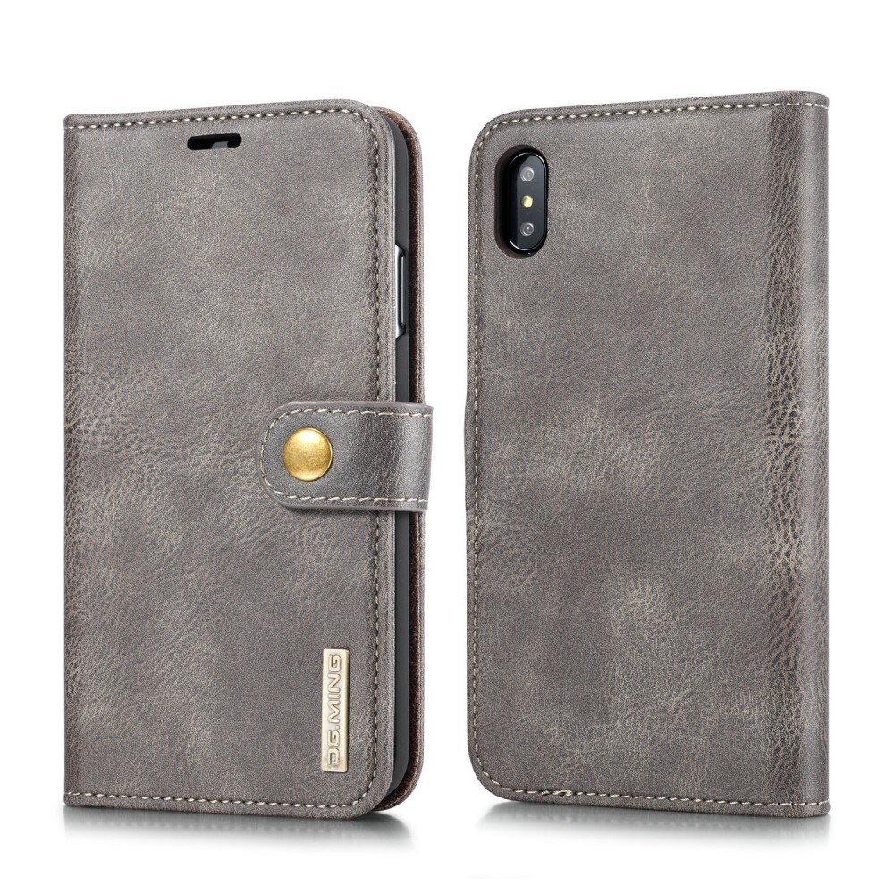 iPhone Xs Max Magnet Wallet Brown