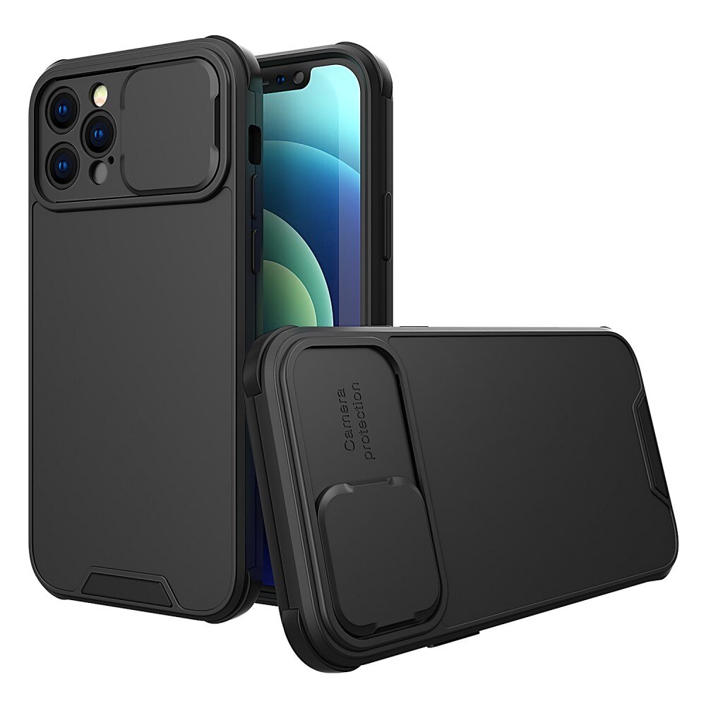 iPhone 12 Pro Case with Camera Protection Black