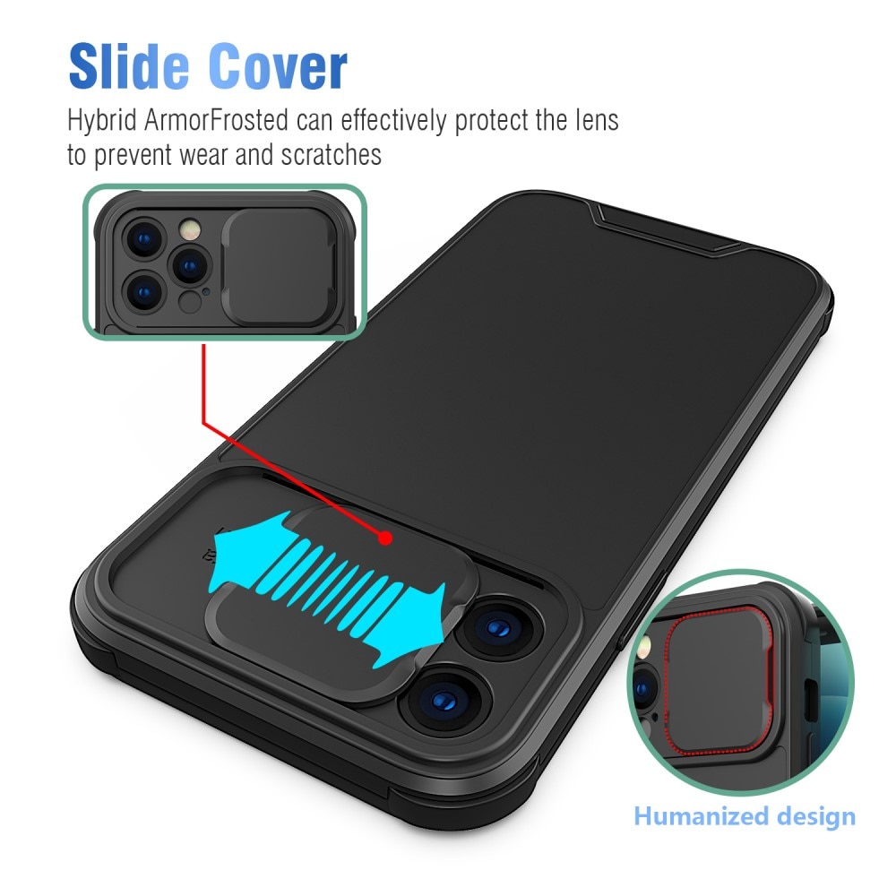 iPhone 12 Pro Case with Camera Protection Black