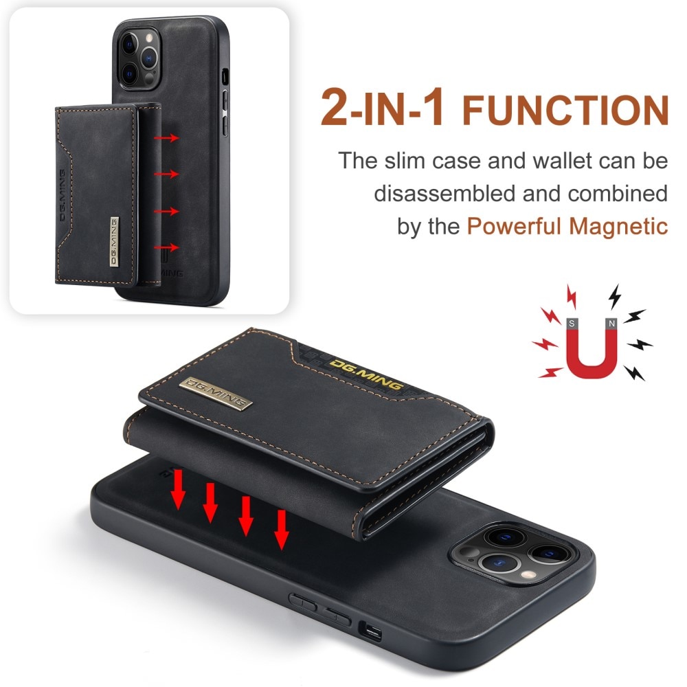 iPhone 12/12 Pro Magnetic Card Slot Case Black