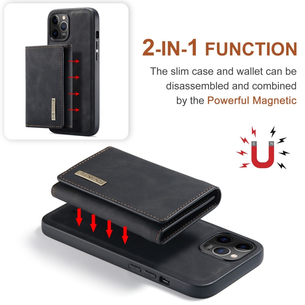 iPhone 12 Pro Max Magnetic Card Slot Case Black